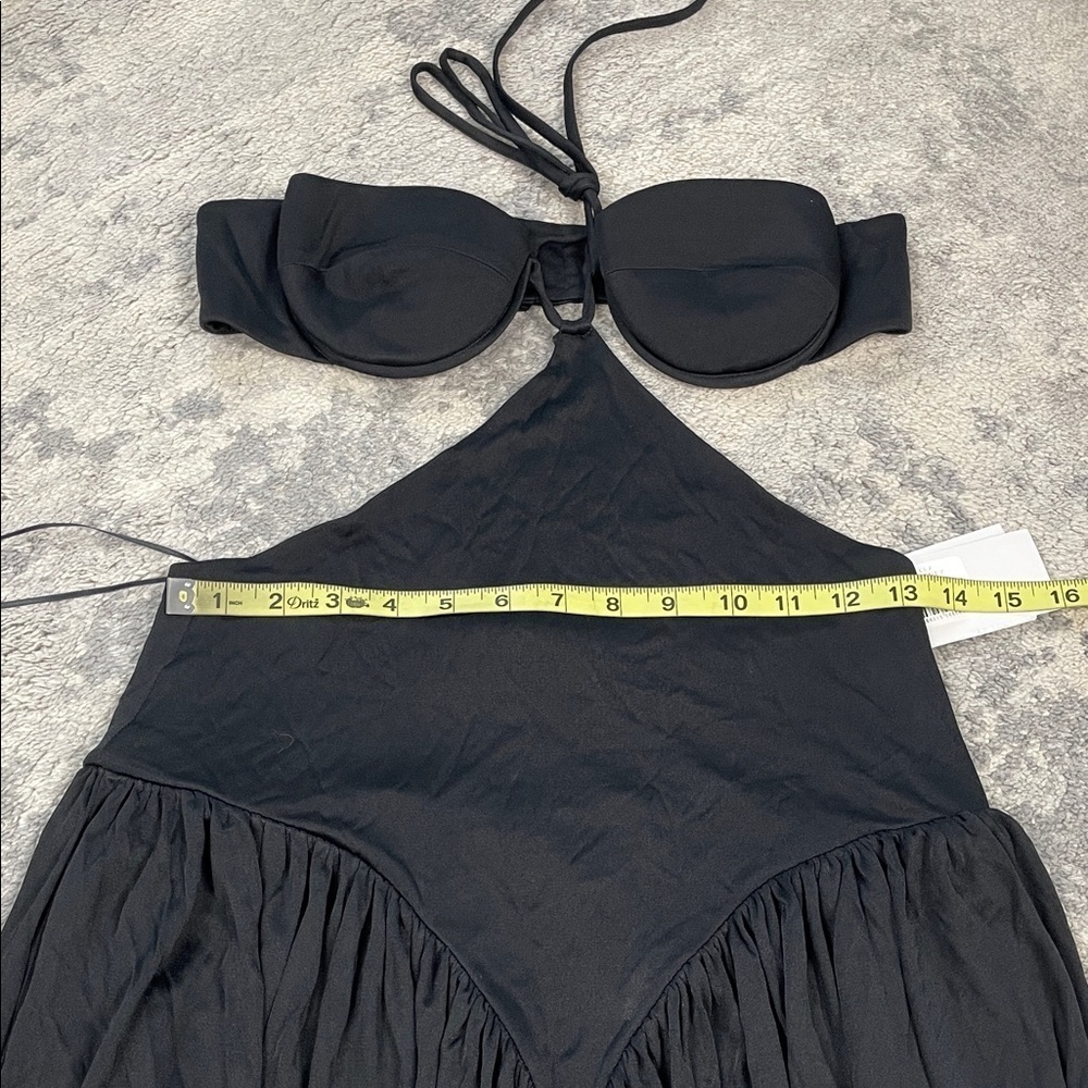 NWT Stella McCartney Runway Halter Neck Cut Out Midi Dress Black Sz 42 - Picture 12 of 16